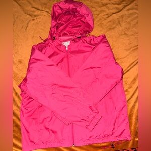 Tally Ho Women's Vivid Pink Hooded Utility Jacket